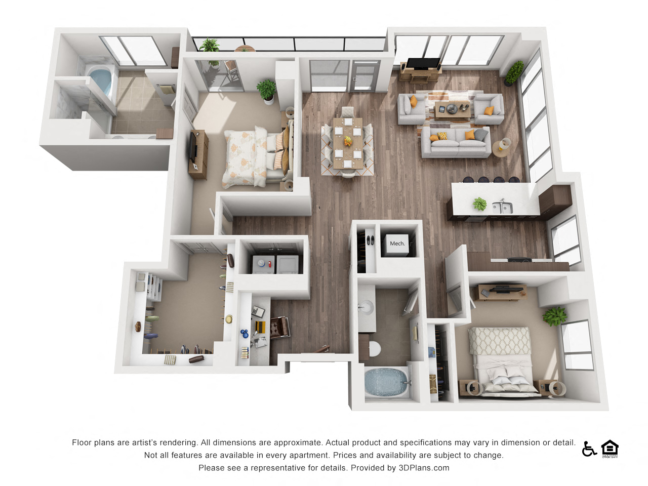 2I floor plan