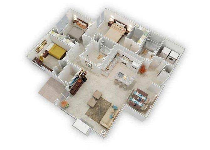 Breakwater Flat - Standard floor plan