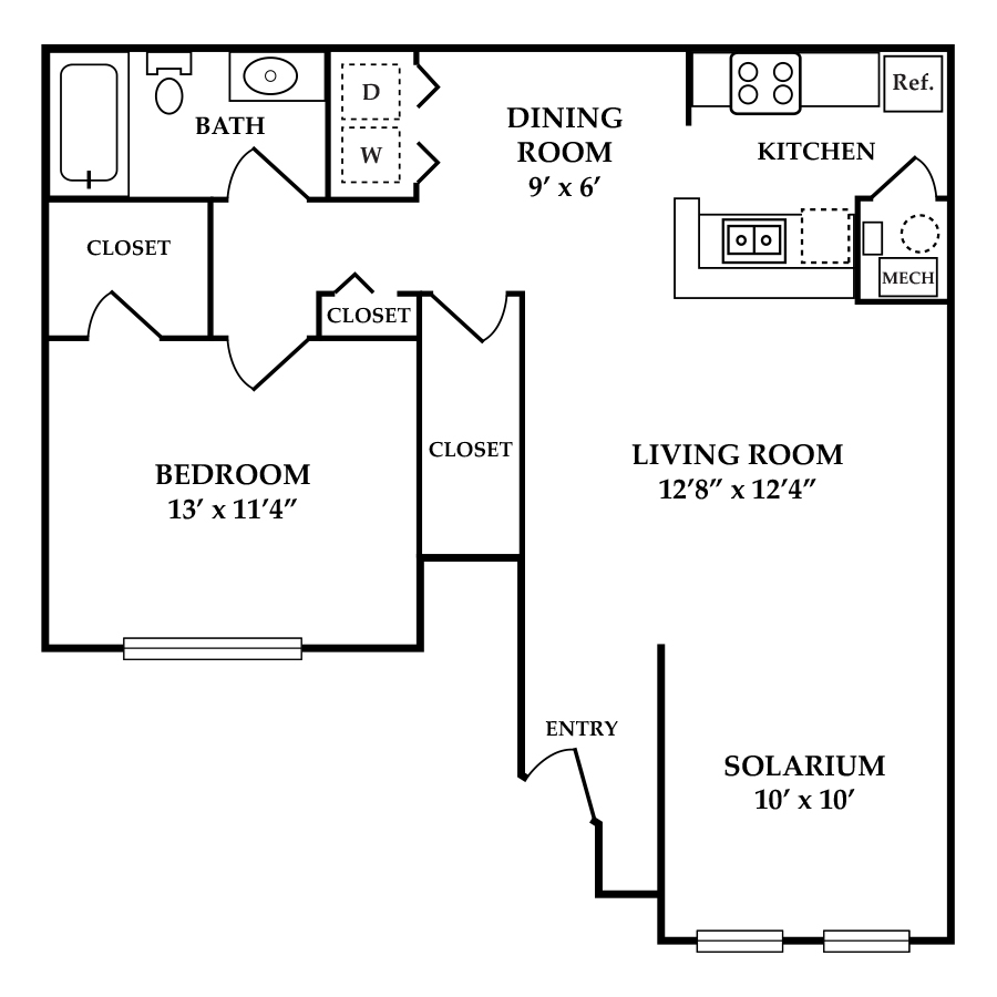 A1 floor plan