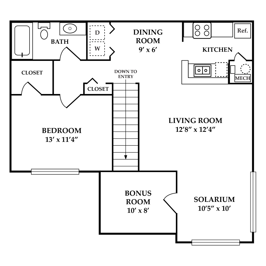 A2 floor plan