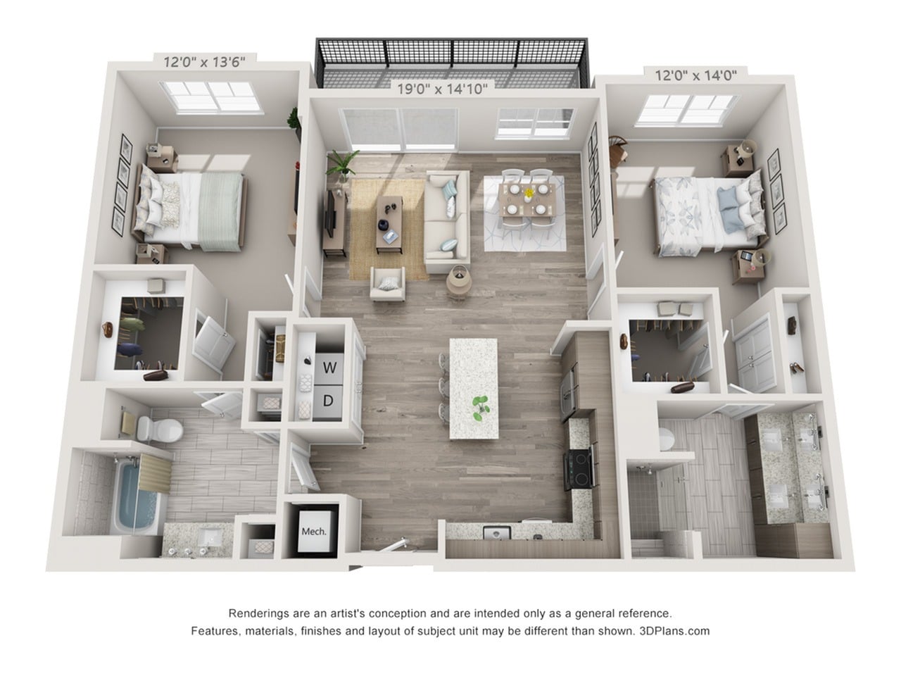 Interlude E floor plan