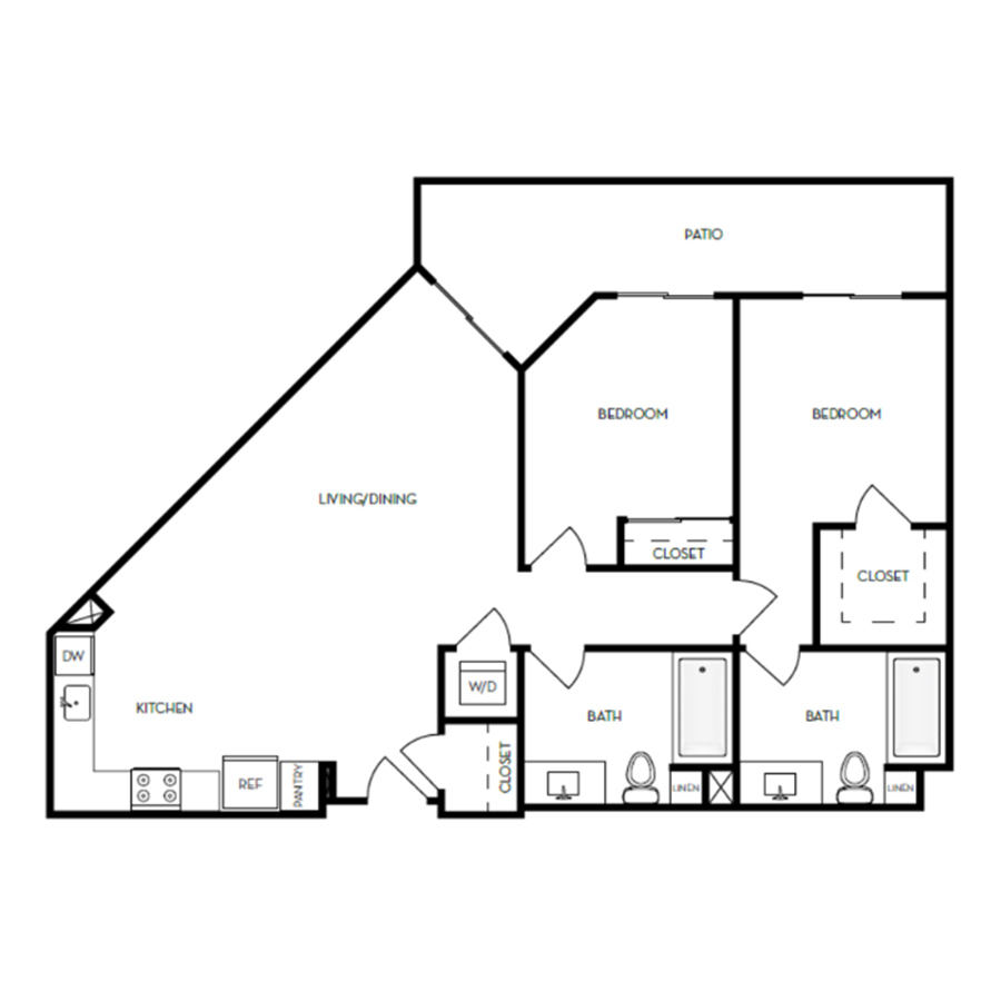 2x2a floor plan