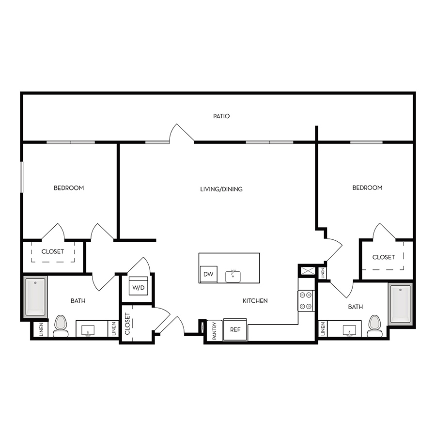 2x2g floor plan