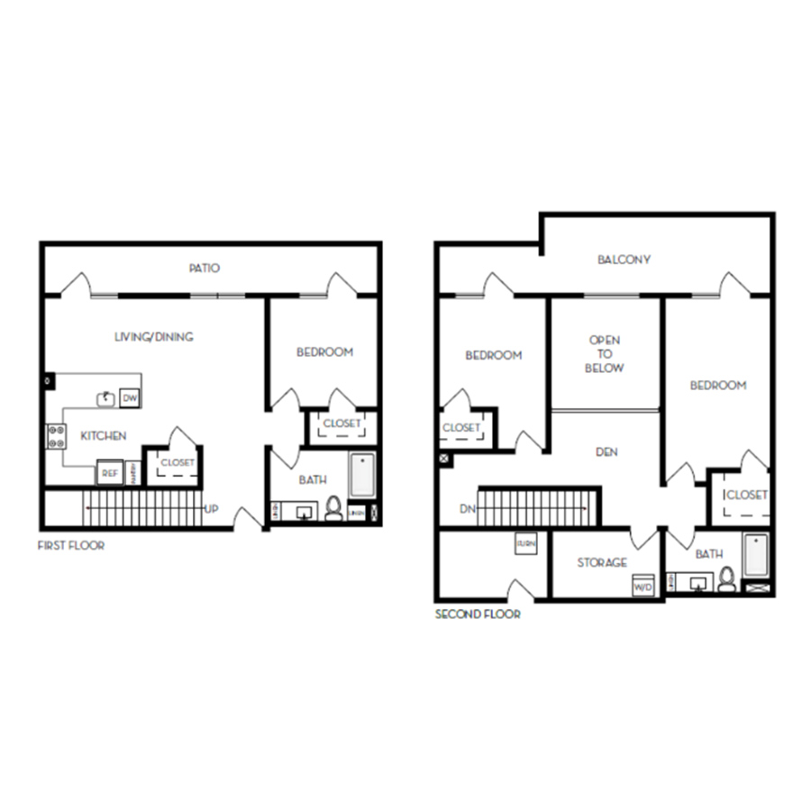 3x2b floor plan