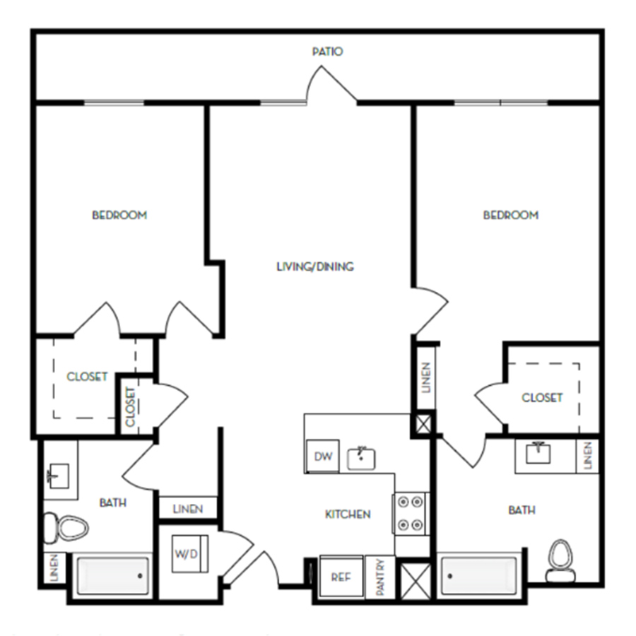 2x2c floor plan