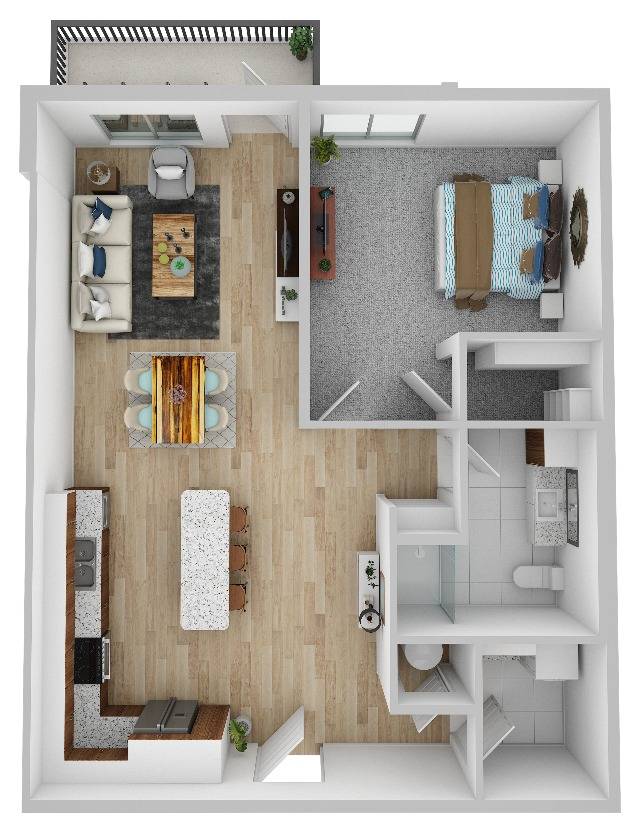 Diamond floor plan