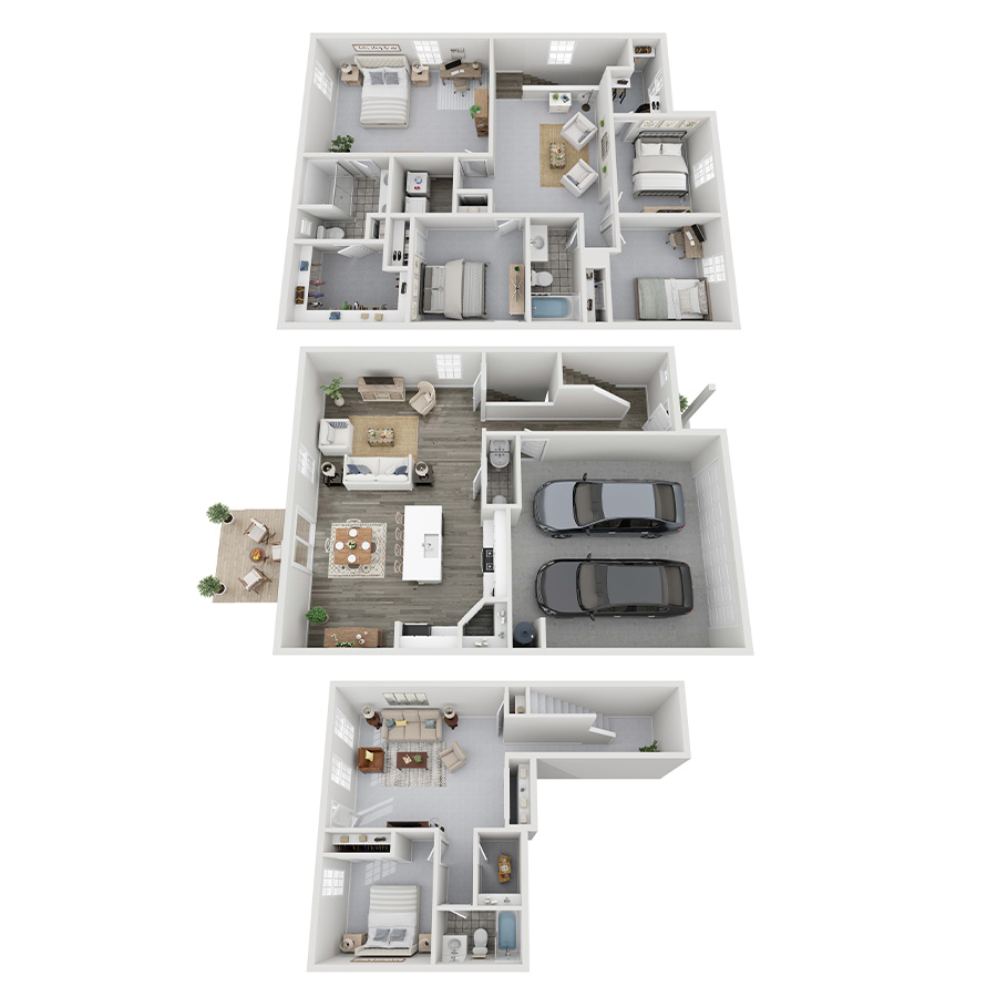 The Sutton w/ Basement floor plan