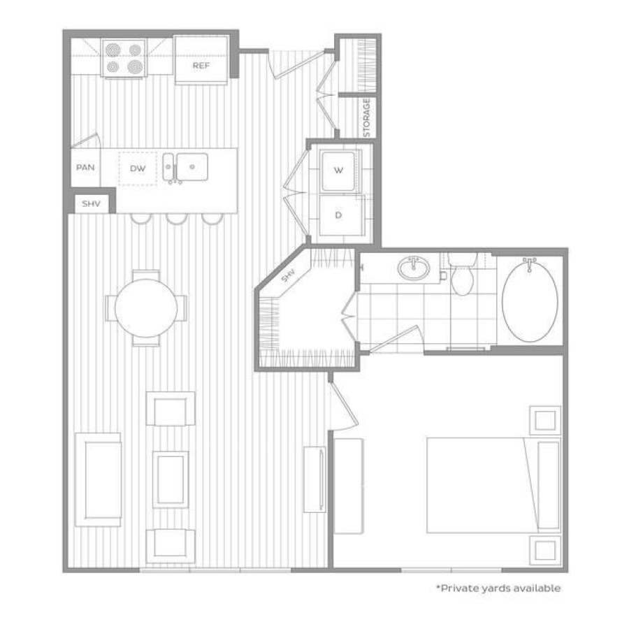 A2 floor plan