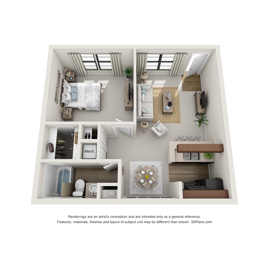 A1 floor plan