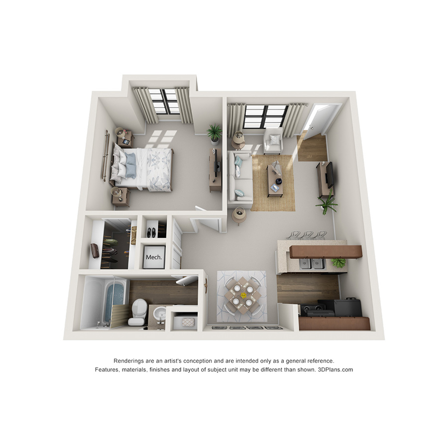 A2 floor plan