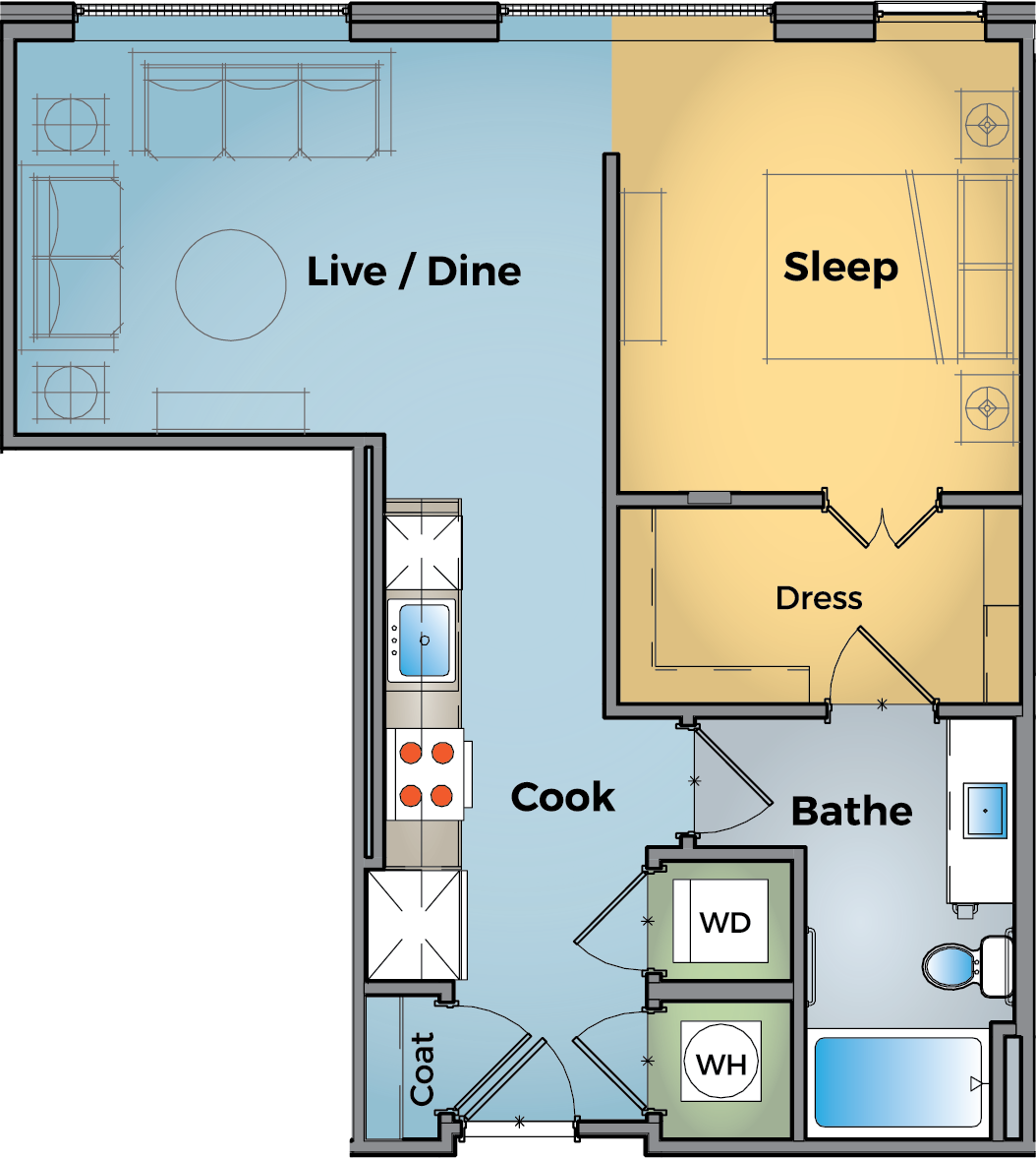 Urban Flat - S5 floor plan
