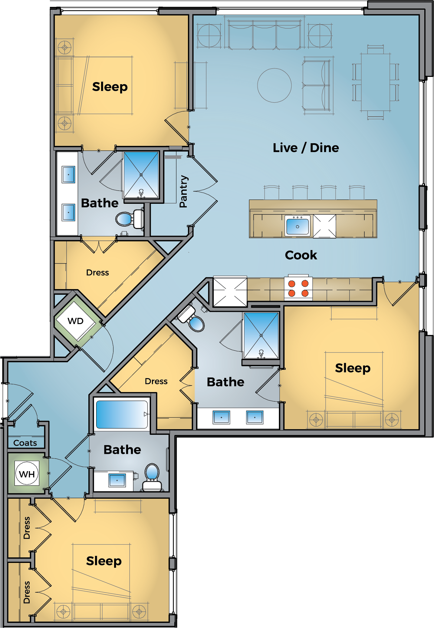 E2 floor plan