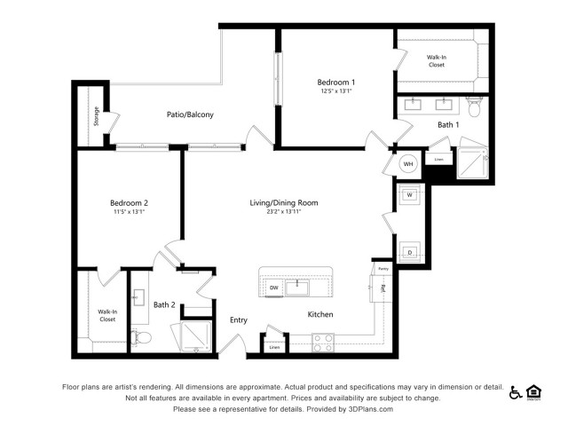 B3A floor plan