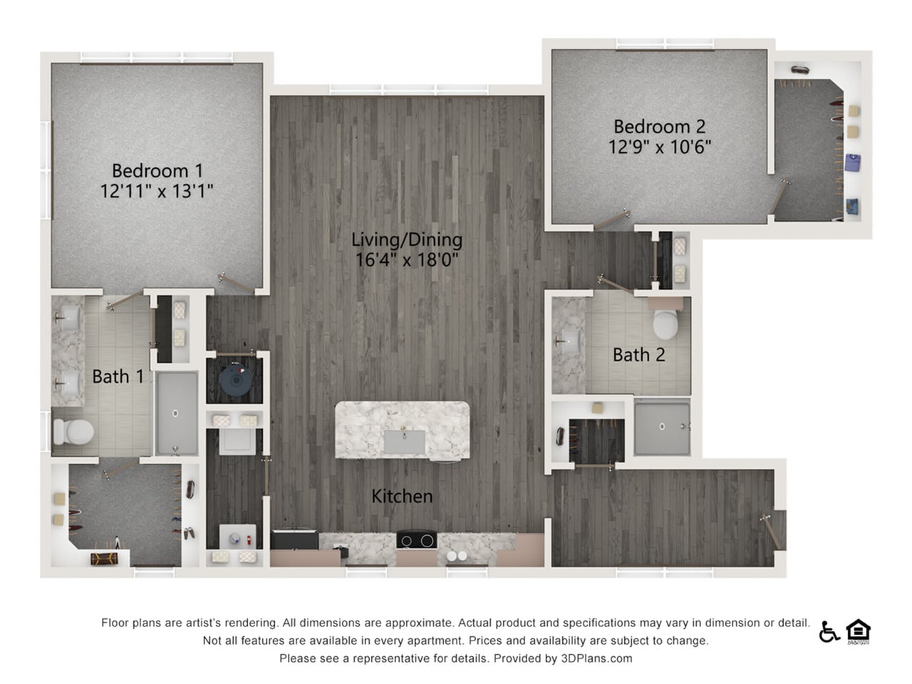 TH-B1 floor plan