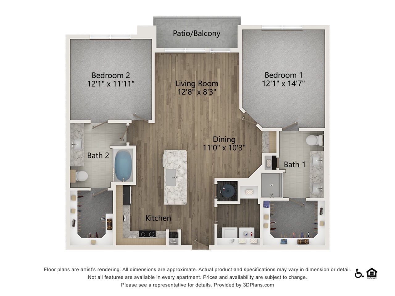 B1B floor plan
