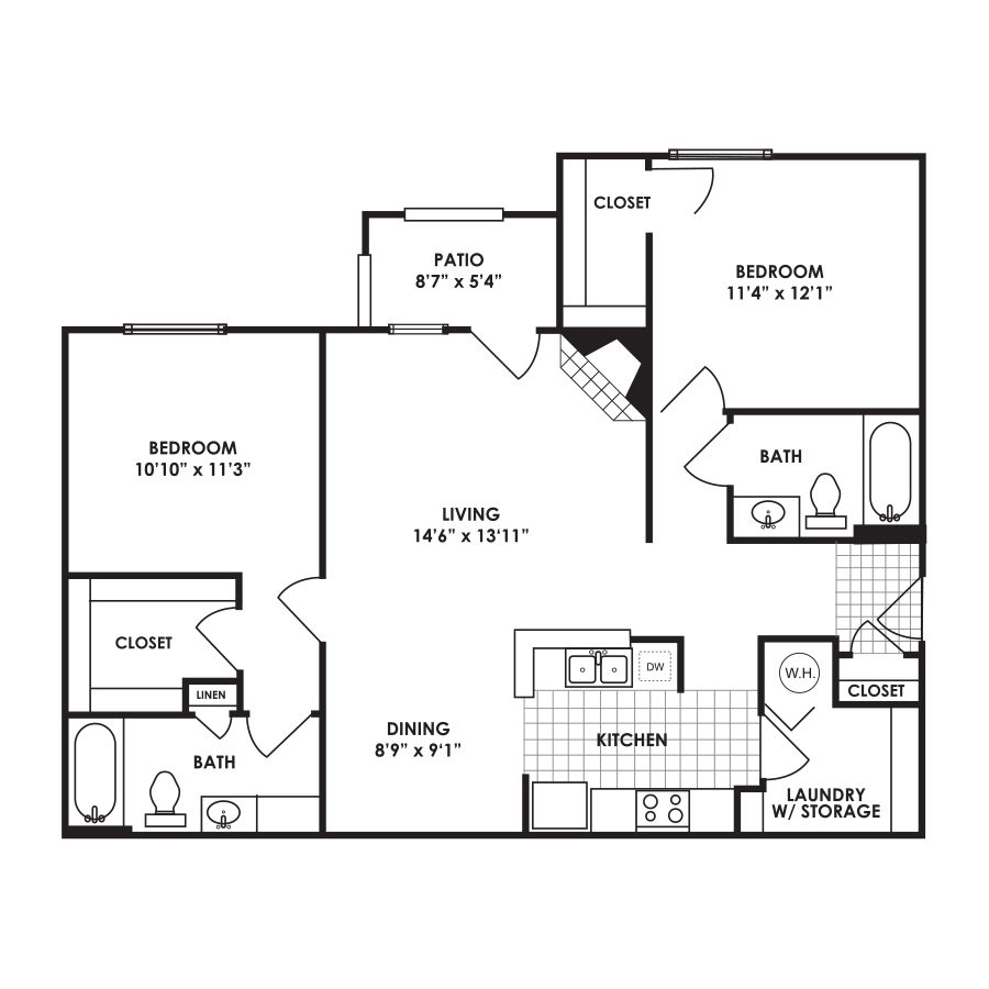 B2 floor plan