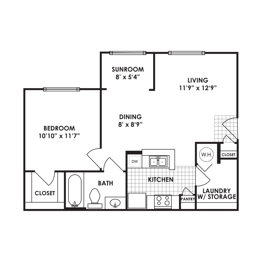 A1 floor plan