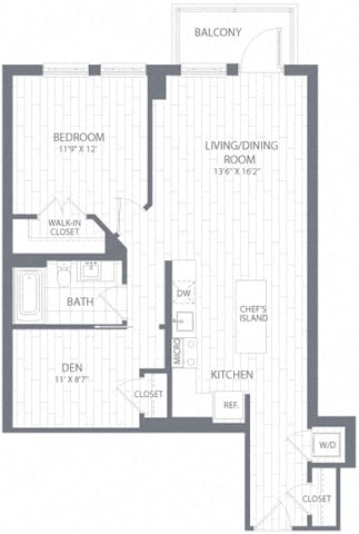 A2 Den floor plan