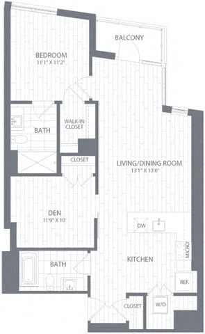A3 Den floor plan