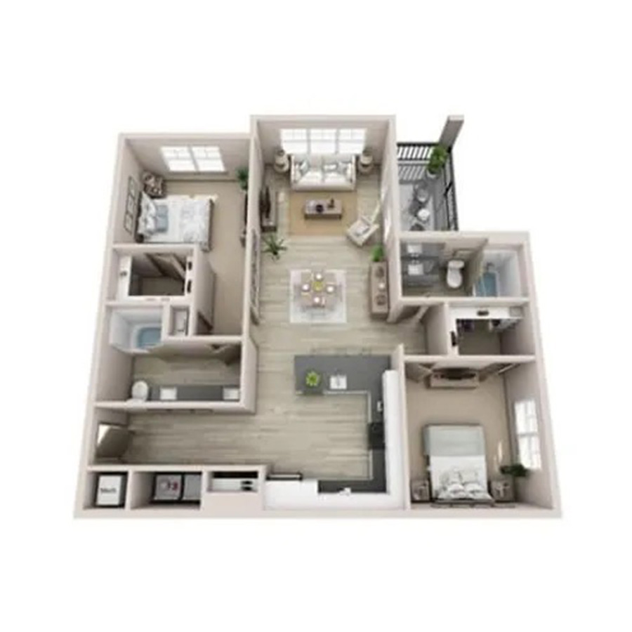 B2 floor plan