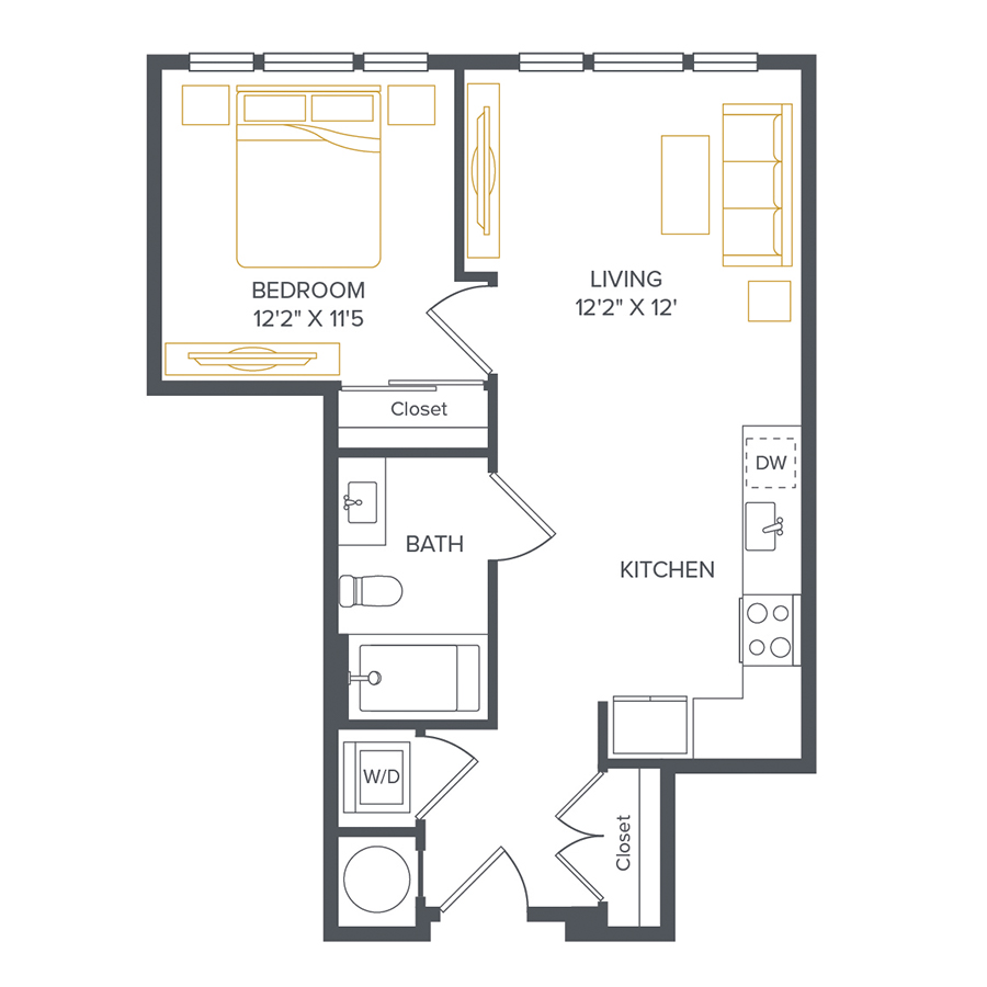 A2 floor plan