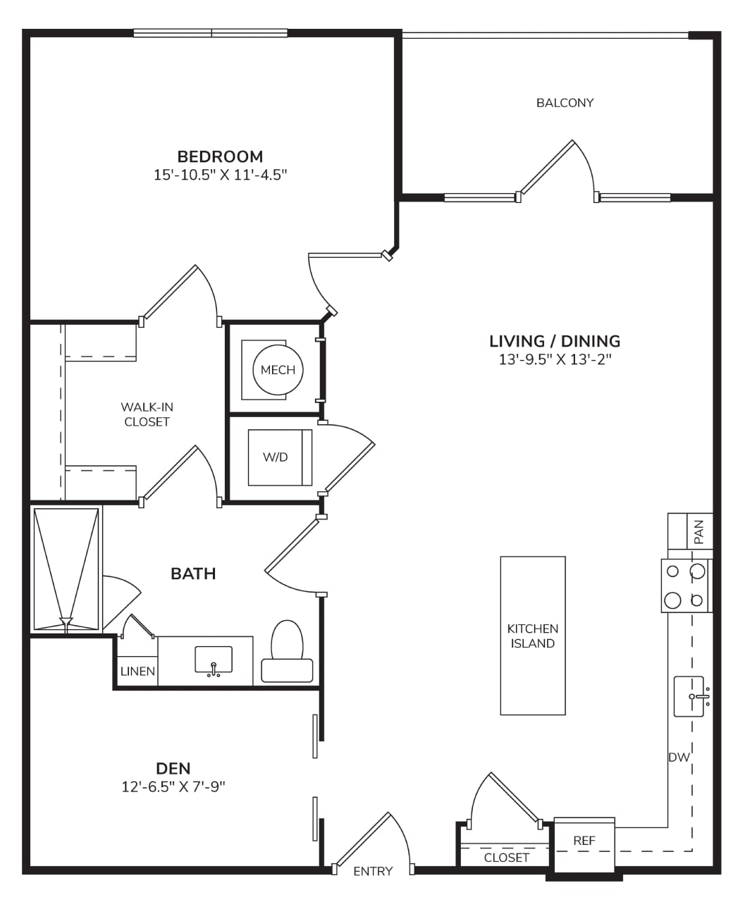 AX7 Den floor plan