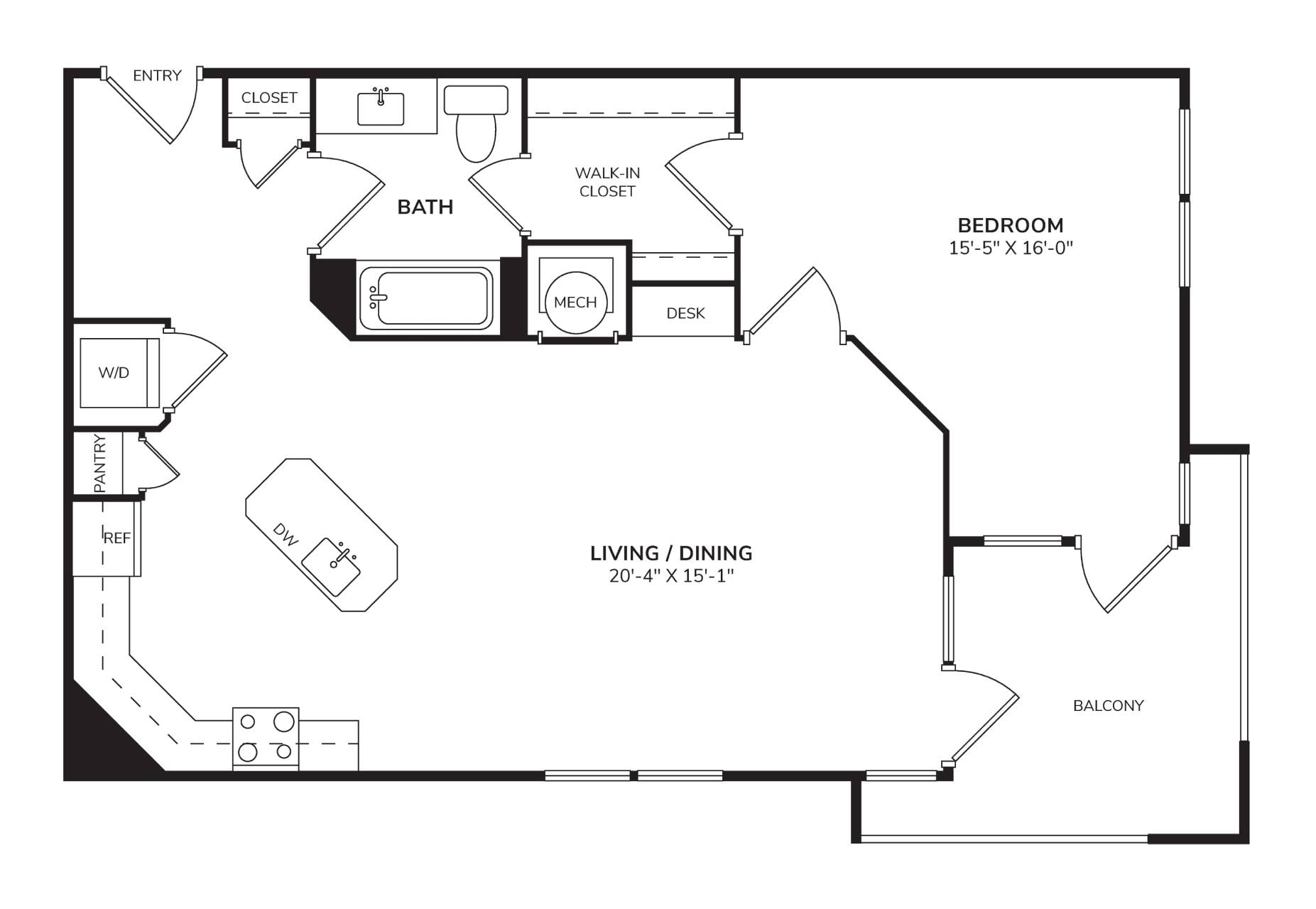 A21 floor plan