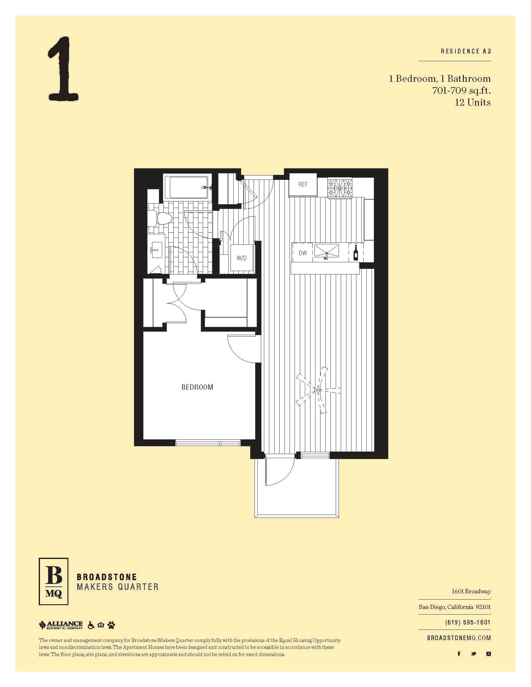 A2 floor plan