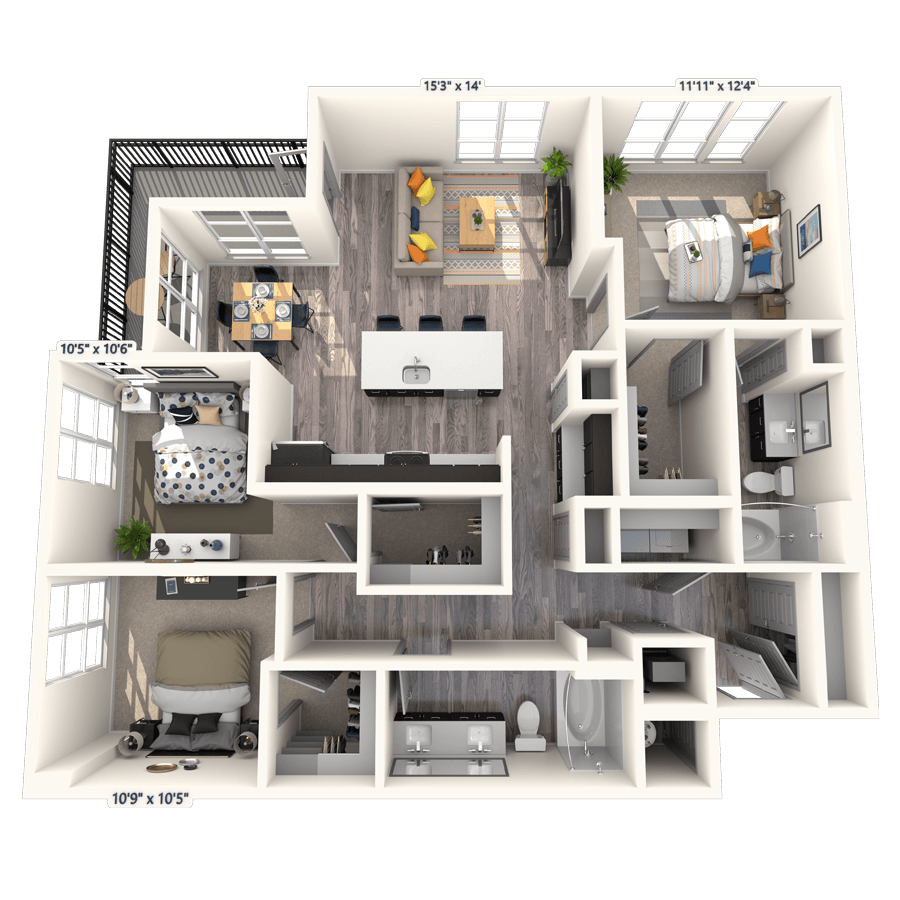 C1 floor plan