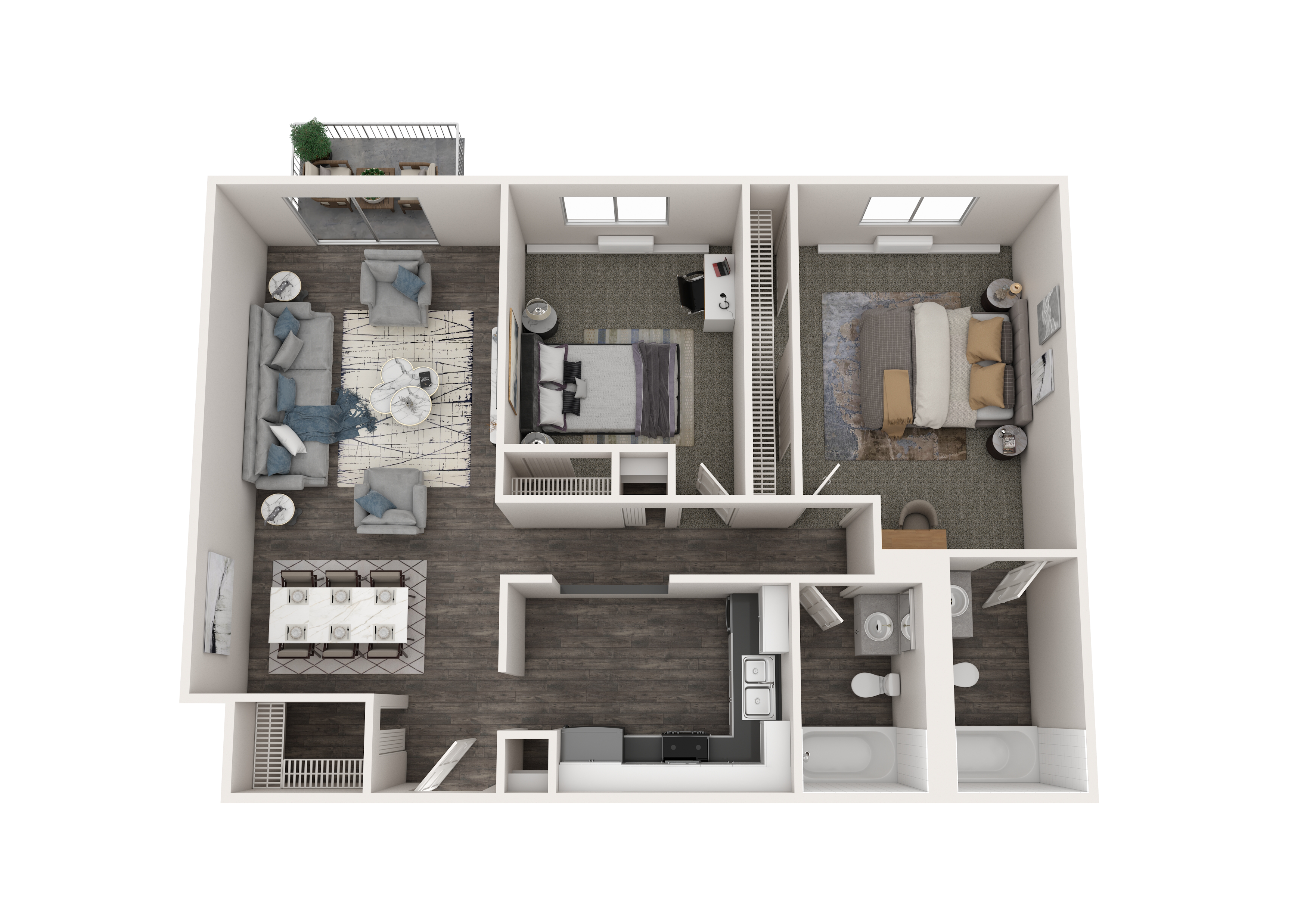 Wells - Renovated floor plan