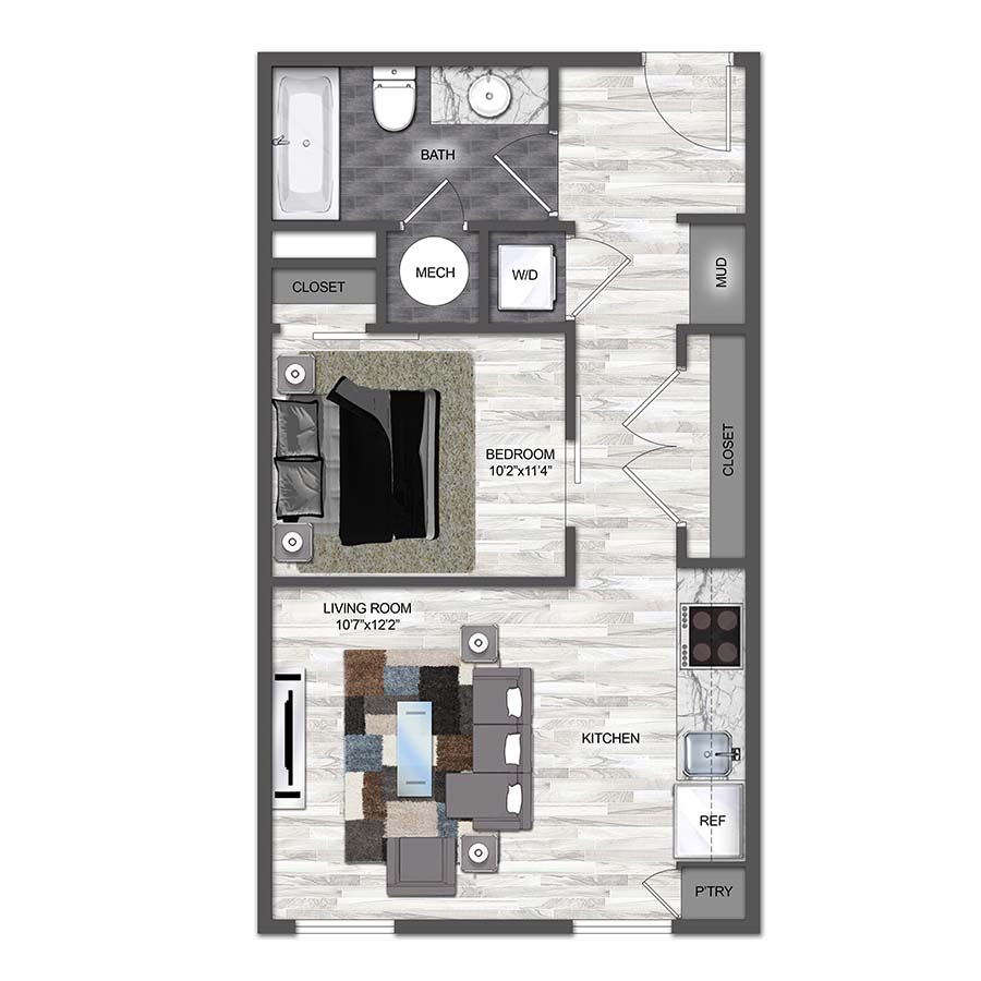 E2 floor plan