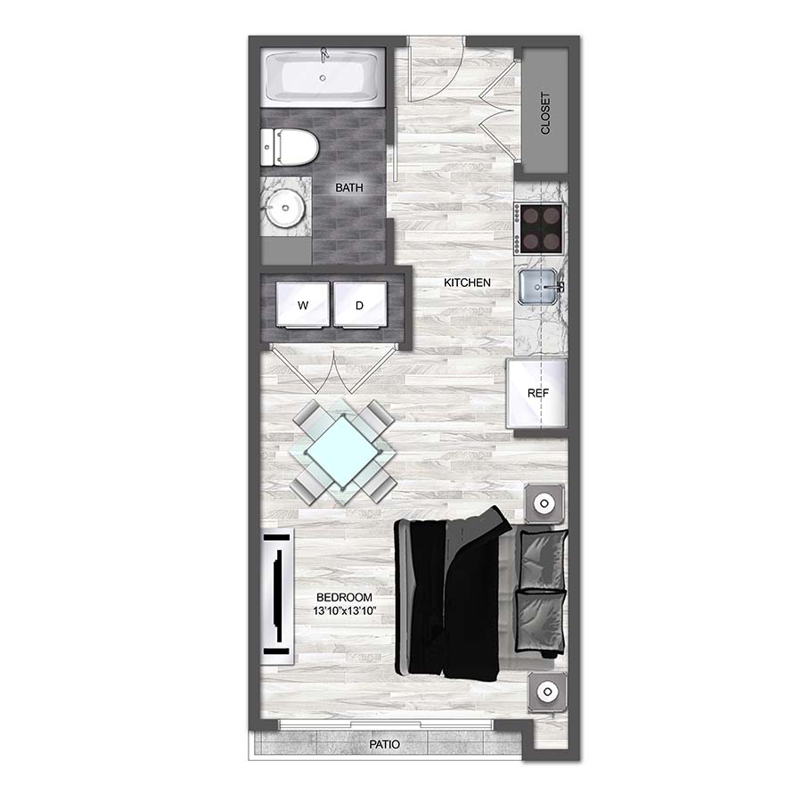 E1 floor plan