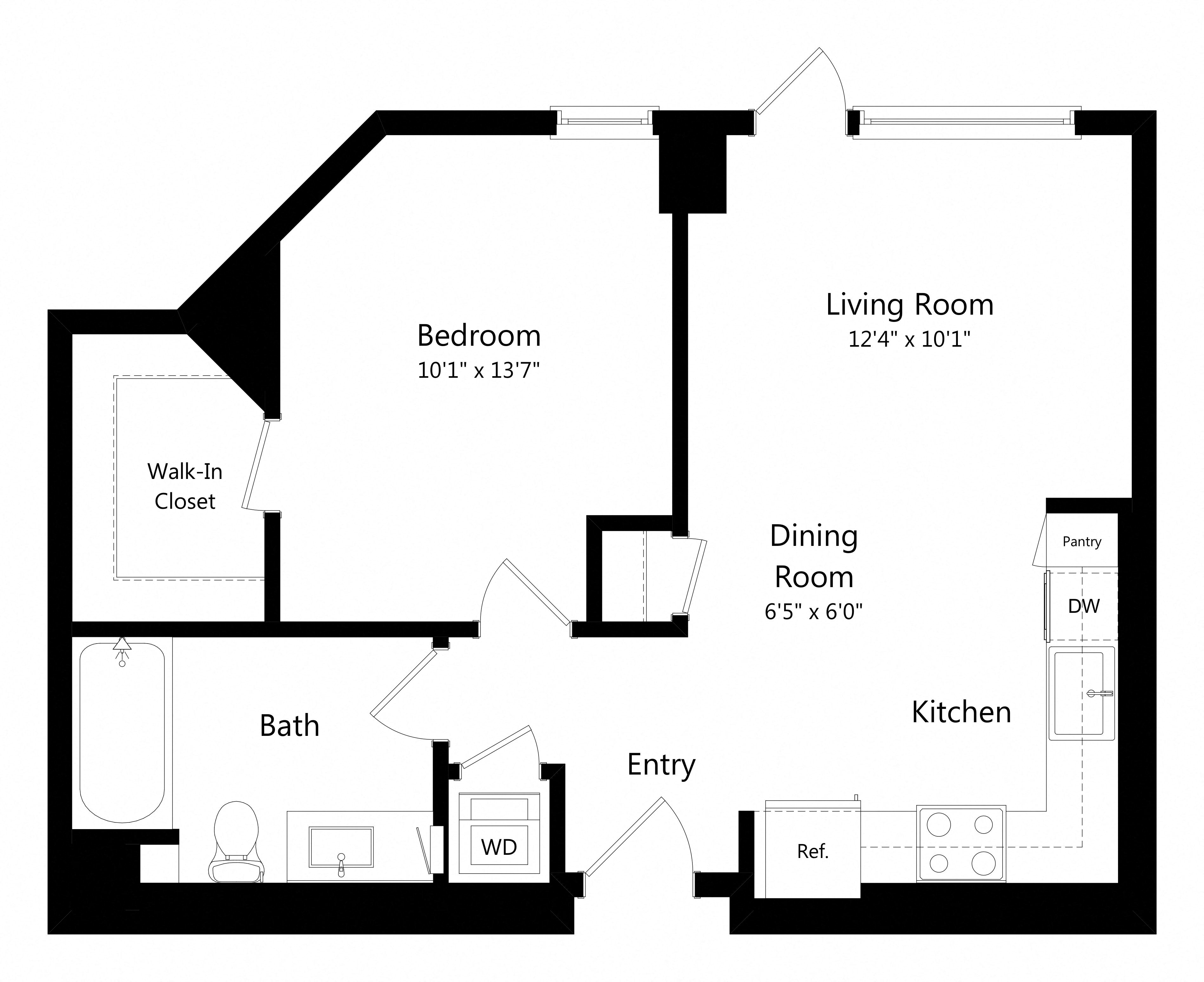 A1.1 floor plan