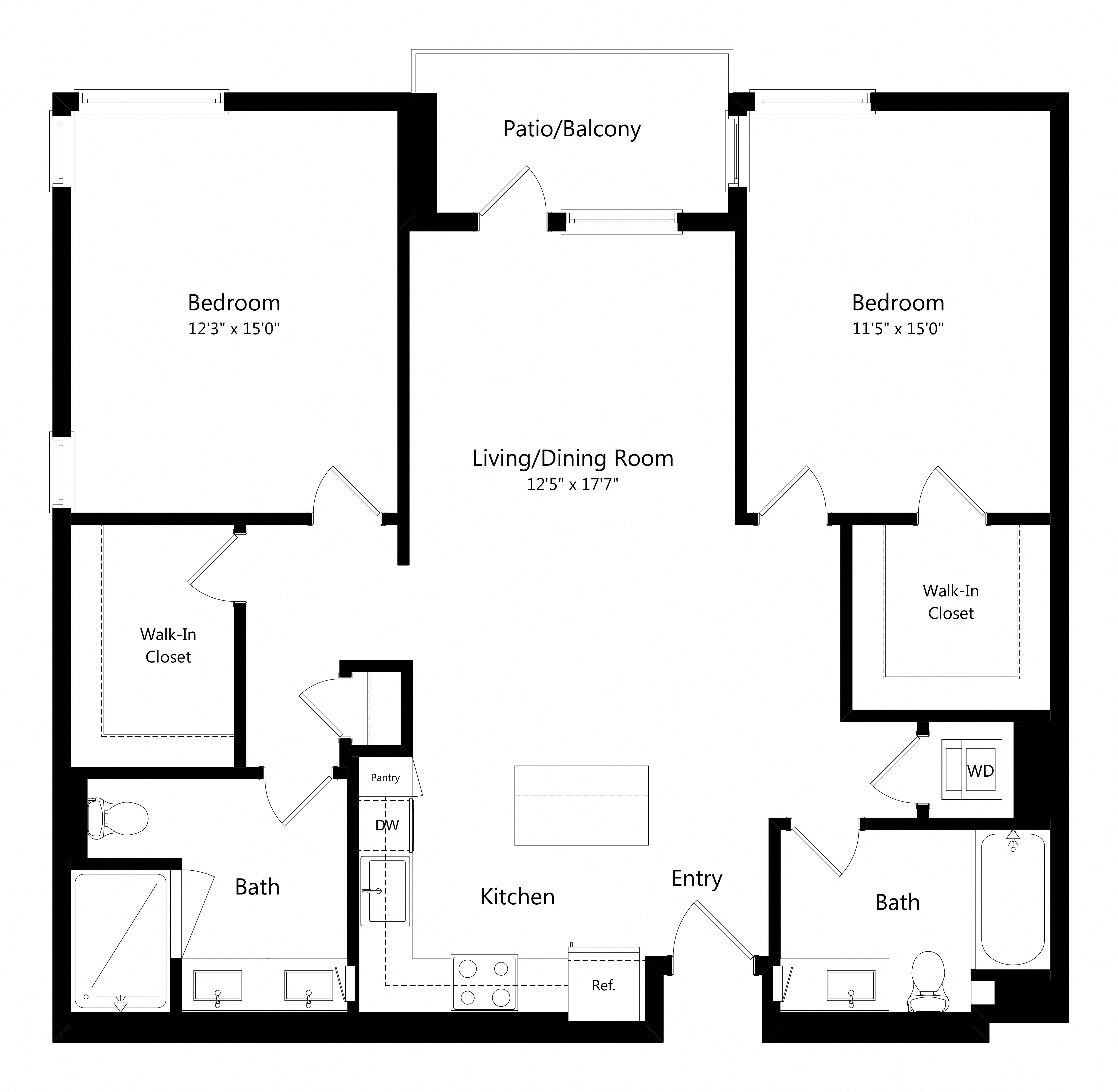 B1.5 floor plan