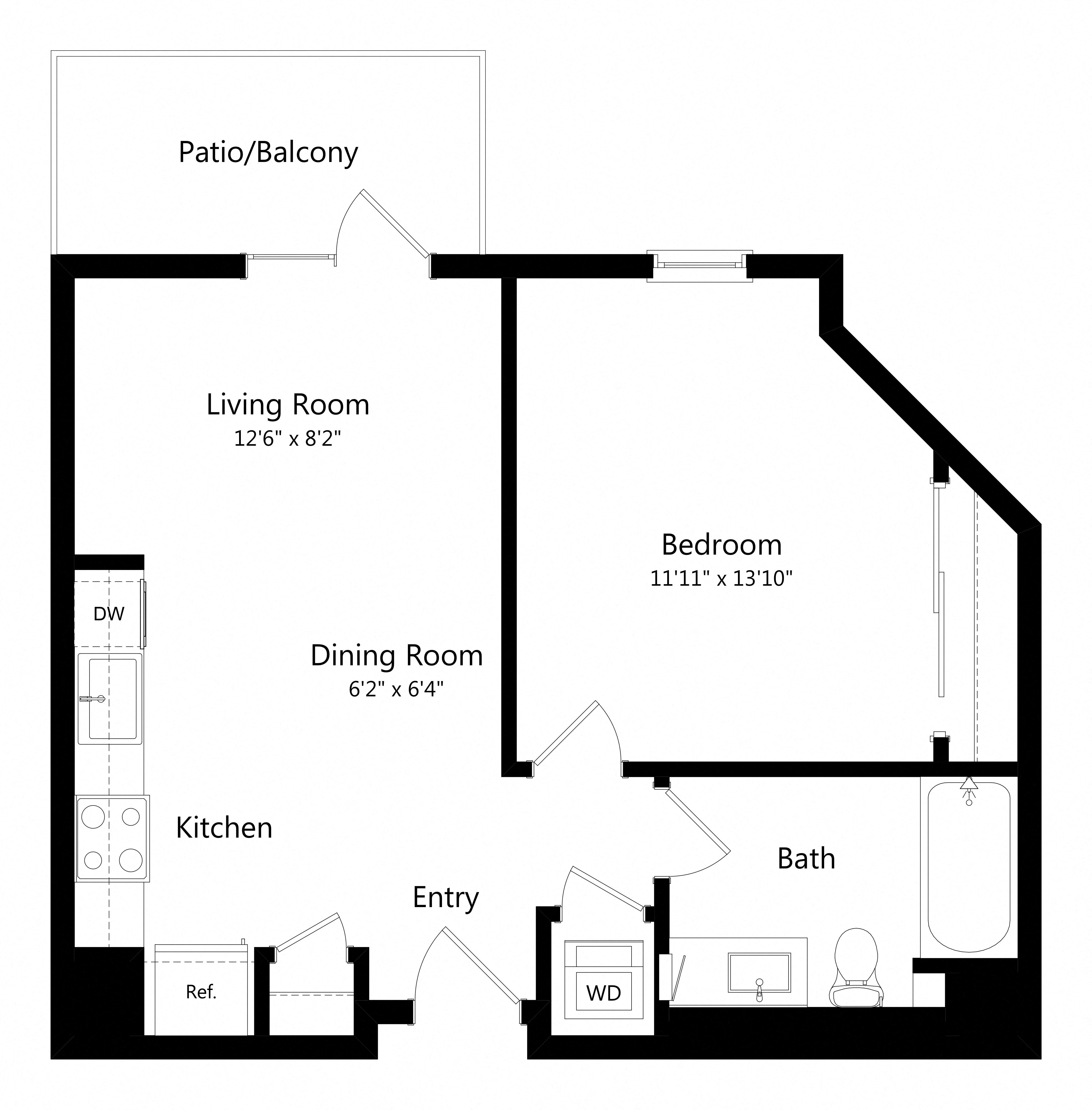 A1 floor plan