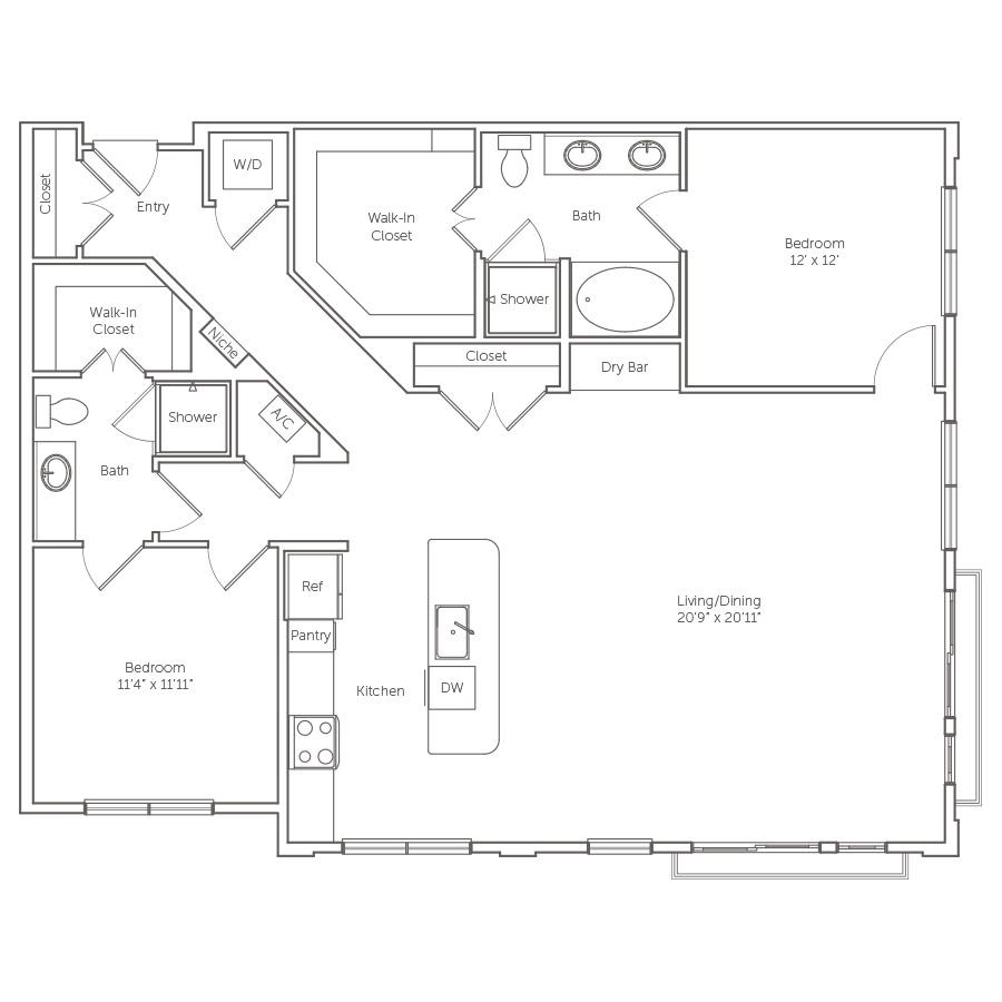 Mockingbird floor plan