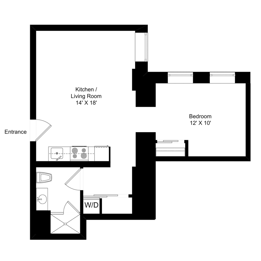 Unit 521 floor plan