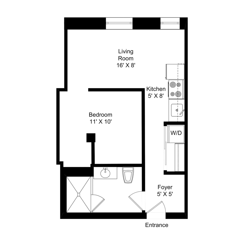 Unit 212 floor plan