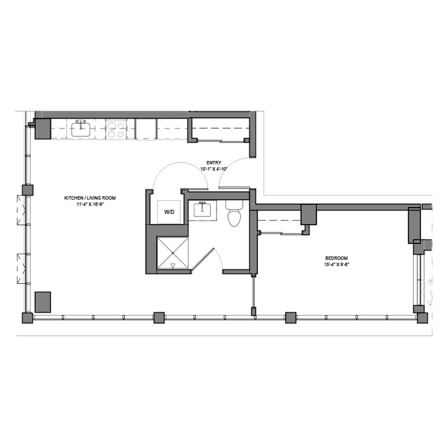Unit 1001 floor plan