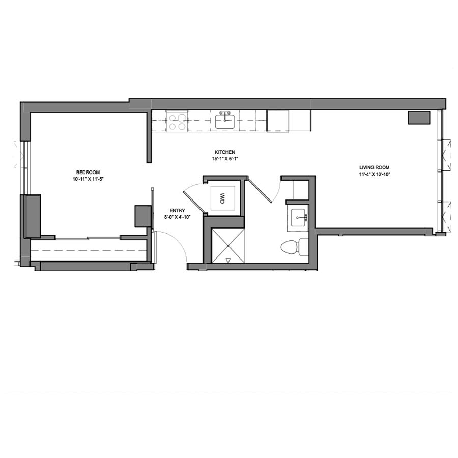 Unit 908 floor plan