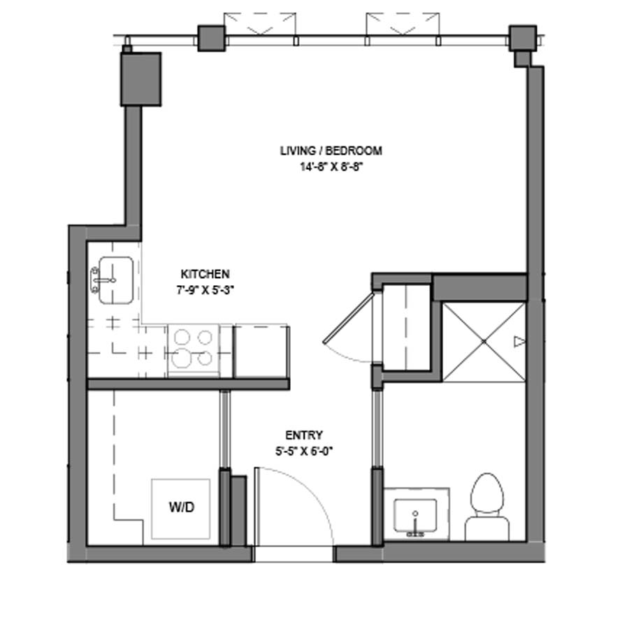Unit 1205 floor plan