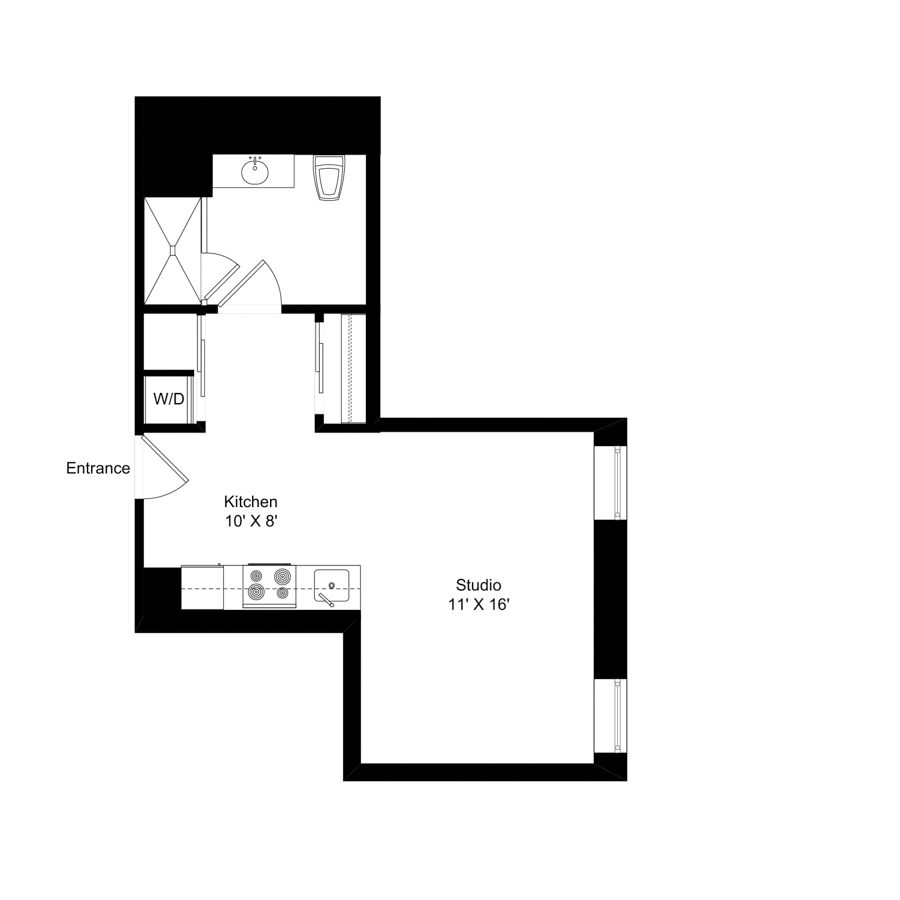 Unit 322 floor plan