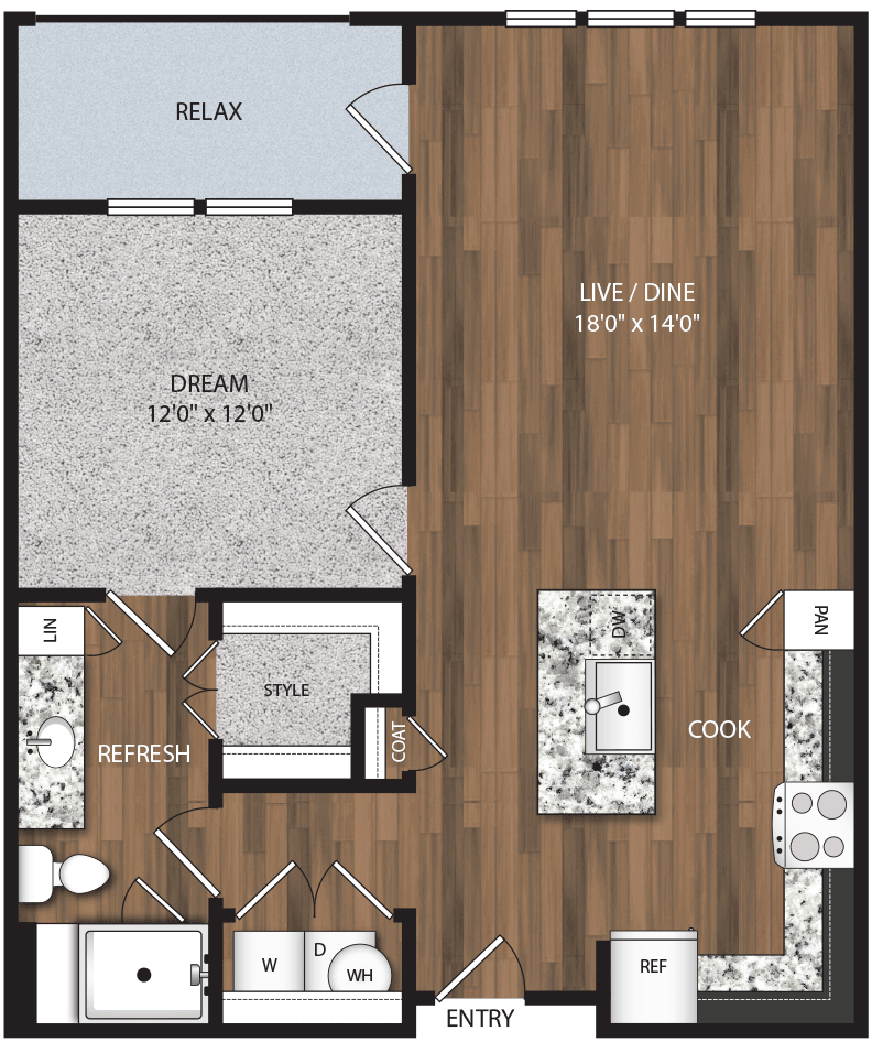 A1 floor plan