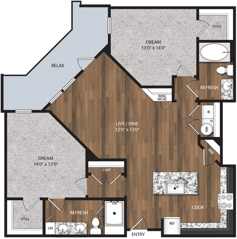 B2 floor plan