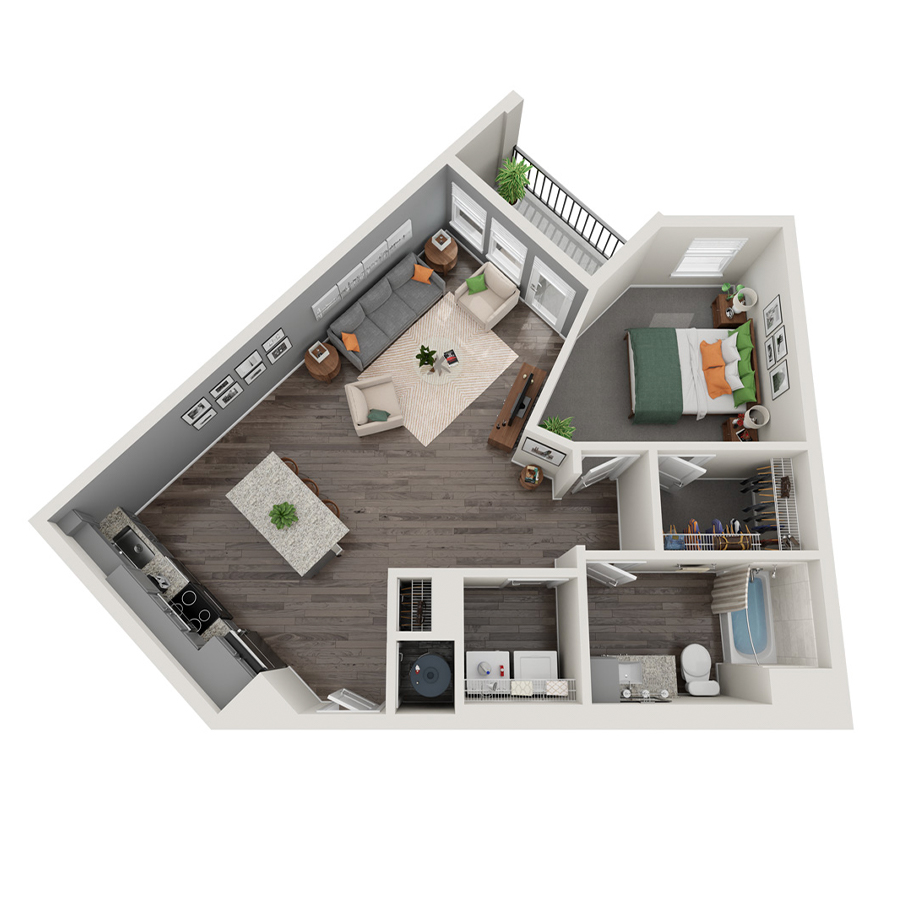 Sunburst floor plan