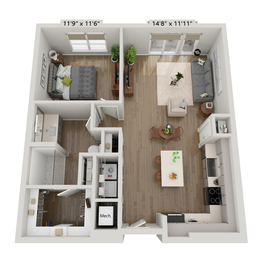 A4.1 floor plan