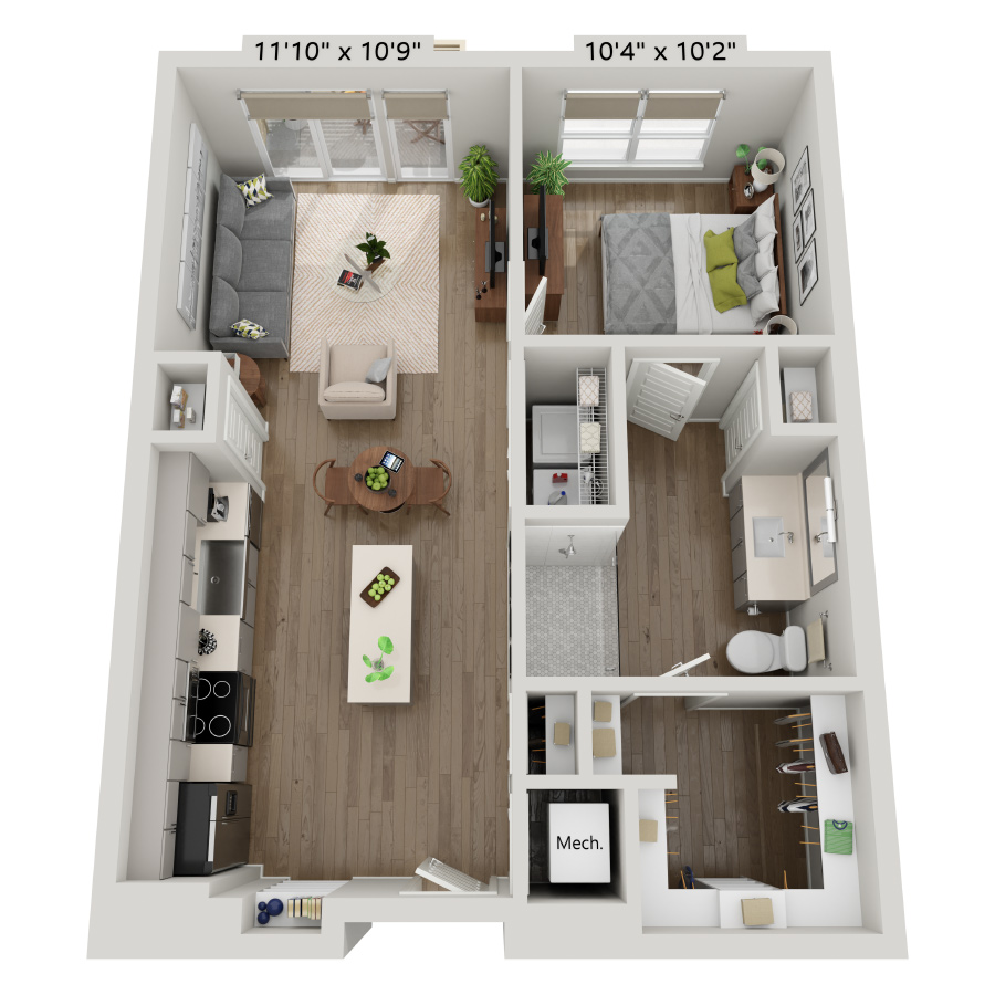 A2 floor plan