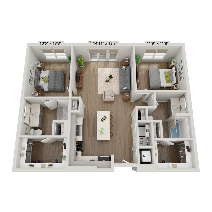 B2 floor plan