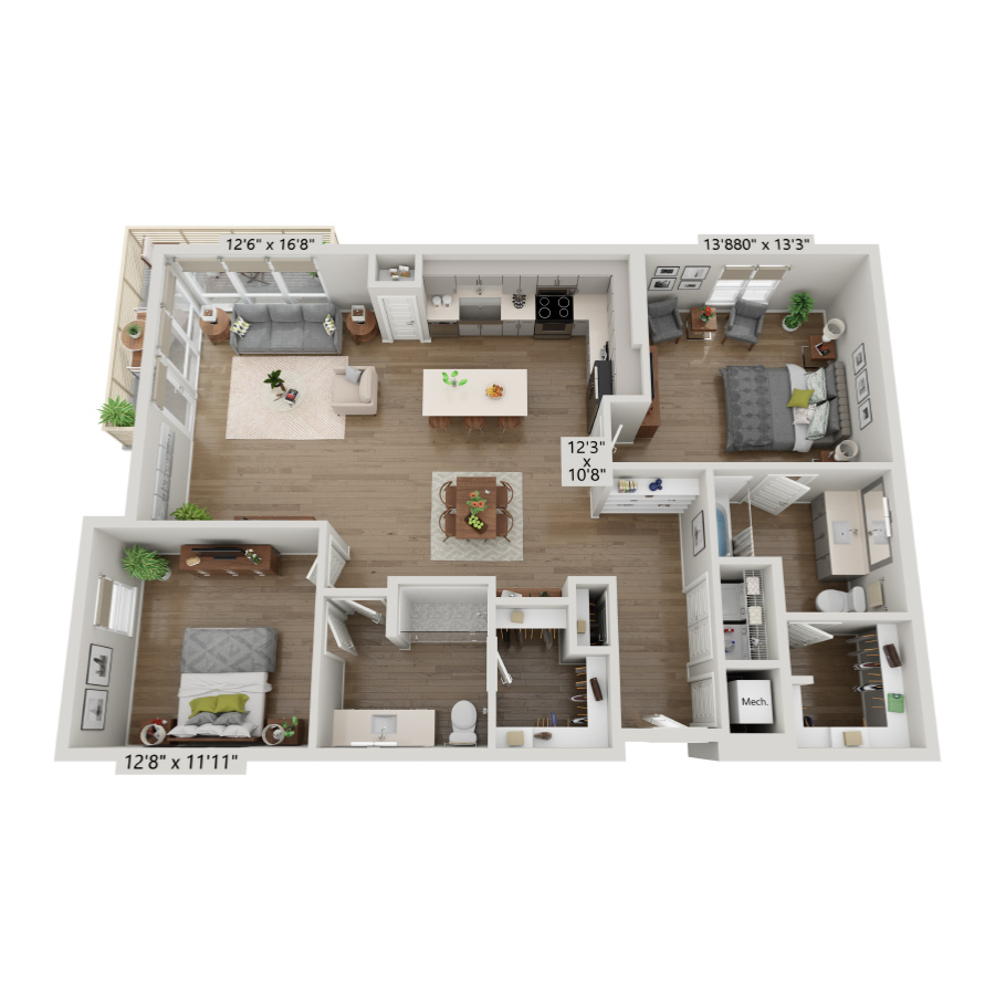B4 floor plan