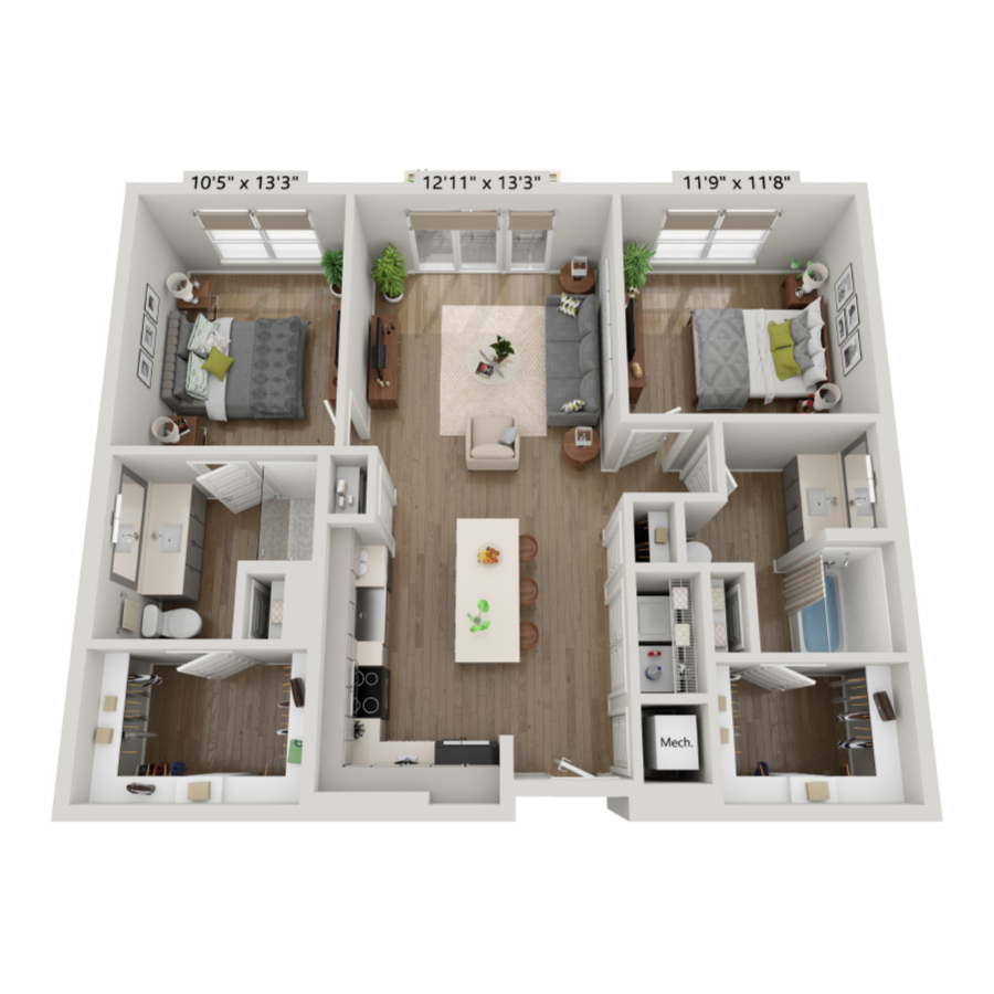 B1.3 floor plan